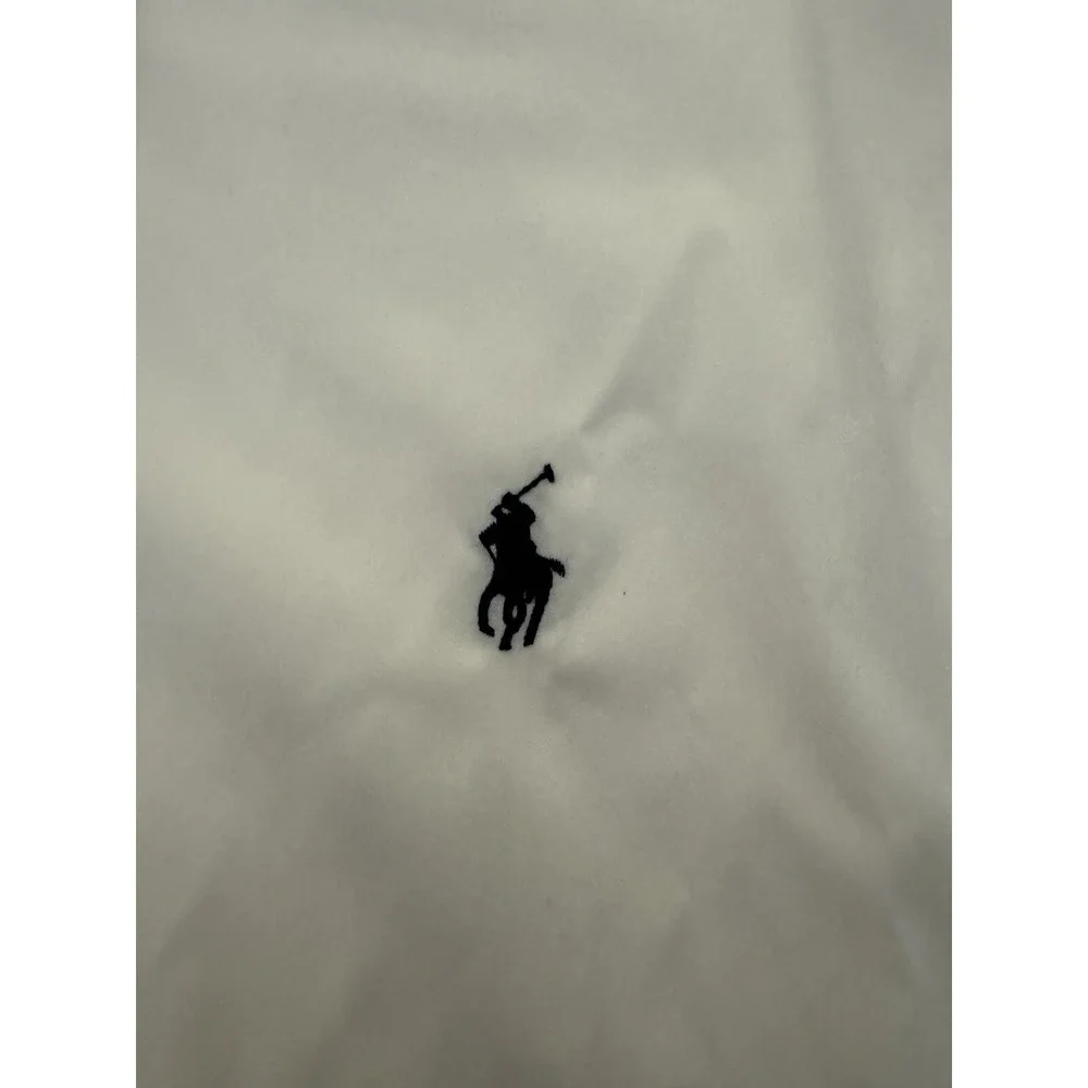 Polo Ralph Lauren Performance 5XB Big Short Sleeve Button Shirt White New Nylon - Picture 2 of 9